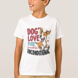 Hondenliefde Puur Grenzenloos Onvoorwaardelijk T-shirt