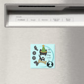 Hondenliefhebber 2e Verjaardag Tshirts en geschenk Magneet (Insitu (Vaatwasser))