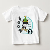 Hondenliefhebber 3e Verjaardag T-shirts en geschen (Voorkant)