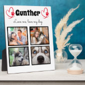 Hondenliefhebber 4 op maat gesneden collage tablet fotoplaat (Zijkant)