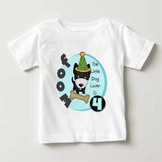Hondenliefhebber 4e T-shirts ter gelegenheid van d (Voorkant)