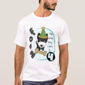 Hondenliefhebber 4e T-shirts ter gelegenheid van d (Voorkant)