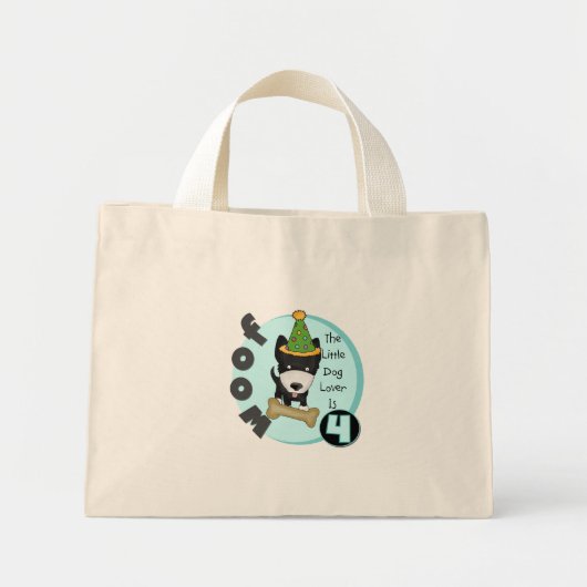 Hondenliefhebber 4e T-shirts ter gelegenheid van d Mini Tote Bag (Voorkant)