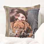Hondenliefhebber Aangepast 2 Foto Pet Beste vriend Kussen<br><div class="desc">Viel uw beste vriend met een douane-hoepaardkussen van de huisdierfoto's. Elk huisdier verdient zijn eigen persoonlijke foto-kussen. Geweldig geschenk voor alle honden moeders en vaders, kattenmoeders en vaders, en alle liefhebbers van huisdieren! De piloot is dubbelzijdig zodat kunt u verschillende foto's op elke kant doen. Het front is gepersonaliseerd met...</div>