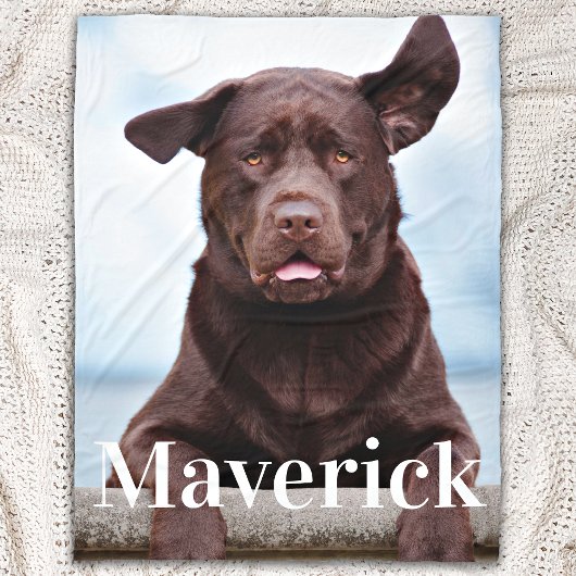 Hondenliefhebber Aangepaste labrador Retriever fot Fleece Deken