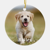 Hondenliefhebber Aangepaste Moderne Eenvoudige Pet Keramisch Ornament (Voorkant)