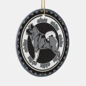 Hondenliefhebber Akita Keramisch Ornament (Rechts)