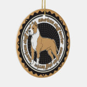 Hondenliefhebber American Staffordshire Terrier Keramisch Ornament (Rechts)