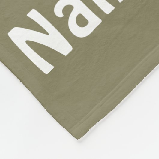 Hondenliefhebber Australian Shepherd Custom Name Fleece Deken (Hoek)