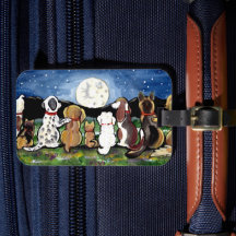 Hondenliefhebber bagage-ID Label Aangepaste motorm