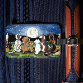 Hondenliefhebber bagage-ID Label Aangepaste motorm Bagagelabel