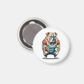 Hondenliefhebber Basketballer Magneet (Voorkant / Achterkant)