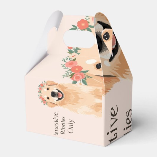 hondenliefhebber bedankdoosjes (Achterkant)