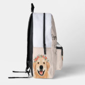 hondenliefhebber bedrukte rugzak (Links)