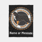 Hondenliefhebber Bernese Mountain - aangepaste naa Fleece Deken (Voorkant)