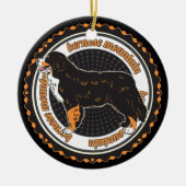 Hondenliefhebber Bernese Mountain Dog Keramisch Ornament (Voorkant)