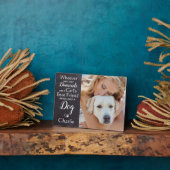 Hondenliefhebber Best Friend Persoonlijke foto van Fotoplaat (Zijkant)