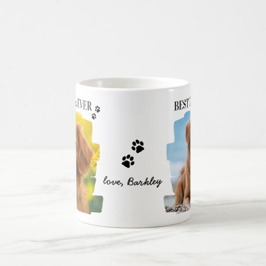 Hondenliefhebber Beste mam ooit Persoonlijke foto  Koffiemok (Center)