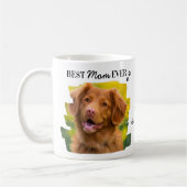 Hondenliefhebber Beste mam ooit Persoonlijke foto  Koffiemok (Links)