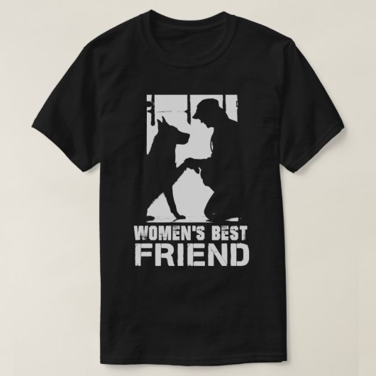 Hondenliefhebber beste vriend Shirt voor vrouwen (Design voorkant)
