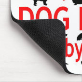 Hondenliefhebber bij diëtist muismat (Hoek)