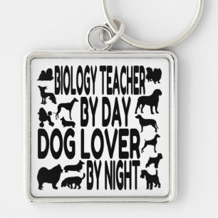 Hondenliefhebber Biologie Leraar Sleutelhanger