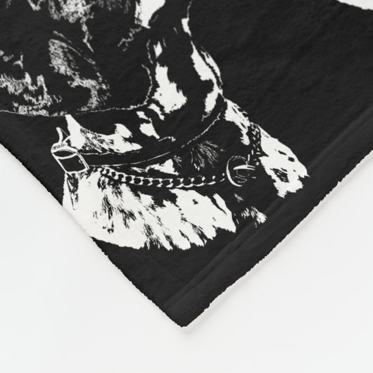 Hondenliefhebber Blanket German Pointer Dog Blanke Fleece Deken (Hoek)