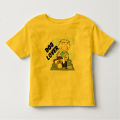 Hondenliefhebber Blond Boy T shirten en geschenken Kinder Shirts (Voorkant)