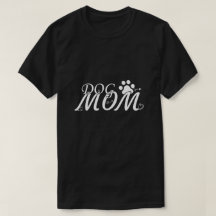 Hondenliefhebber, Bont Mam, Mam Shirt, Hond Mam T-