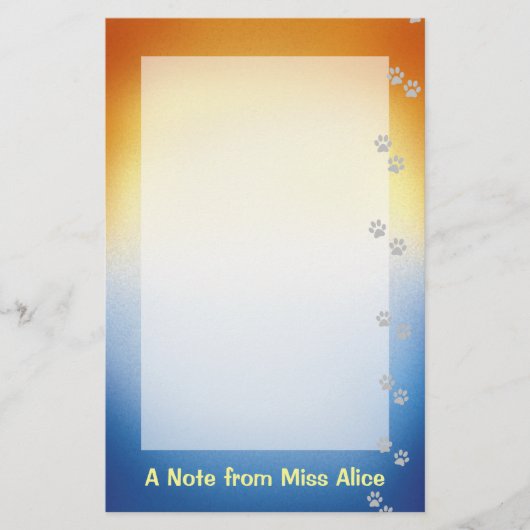 Hondenliefhebber Briefpapier (Voorkant)