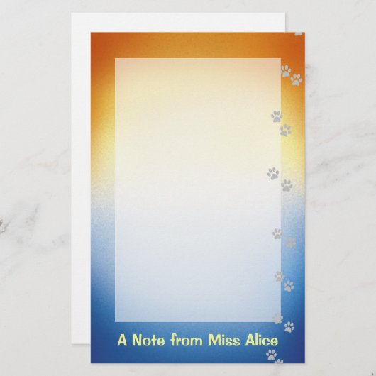 Hondenliefhebber Briefpapier (Voorkant / Achterkant)