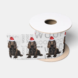 Hondenliefhebber Bruin Cocker Spaniel Hond Kerst Satijnen Lint