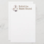 hondenliefhebber Buford de kantoorbenodigdheden Briefpapier (Voorkant / Achterkant)