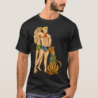 Hondenliefhebber cadeau retro t-shirt