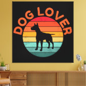 HONDENLIEFHEBBER CANVAS AFDRUK (Insitu (Woonkamer))