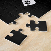Hondenliefhebber | Chocolade Lab Mama Legpuzzel (Zijkant)