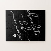 Hondenliefhebber | Chocolade Lab Mama Legpuzzel (Horizontaal)