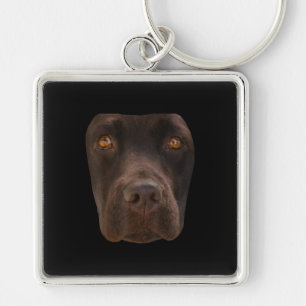 Hondenliefhebber Chocolade Labrador Dark Brown D Sleutelhanger