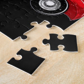 hondenliefhebber | Chocolade Labrador Happy Valent Legpuzzel (Zijkant)