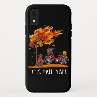 Hondenliefhebber | Chocolade Labrador Het is Herfs Case-Mate iPhone Case