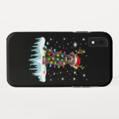 Hondenliefhebber | Chocolade Labrador-kerstlicht Case-Mate iPhone Case (Achterkant (horizontaal))