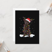 Hondenliefhebber | Chocolade Labrador Retriever Ke Kaart (Voorkant / Achterkant in situ)