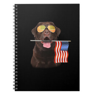 Hondenliefhebber   Chocolade Labrador USA American Notitieboek