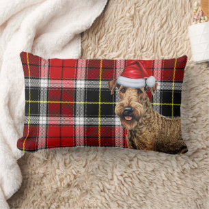Hondenliefhebber Christmas Airedale Terrier Holida Kussen