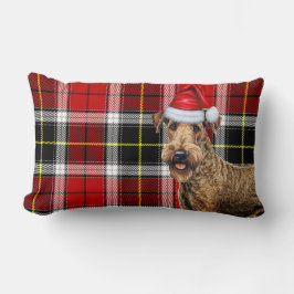Hondenliefhebber Christmas Airedale Terrier Holida Kussen