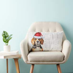 Hondenliefhebber Christmas Beagle in een Pet Kussen