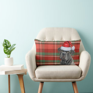 Hondenliefhebber Christmas Cane Corso Holiday Plai Kussen