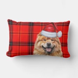 Hondenliefhebber Christmas Chow Chow Red Holiday P Kussen