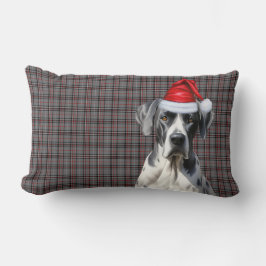 Hondenliefhebber Christmas Great Dane Holiday Plai Kussen
