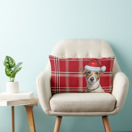 Hondenliefhebber Christmas Jack Russell en Holiday Kussen